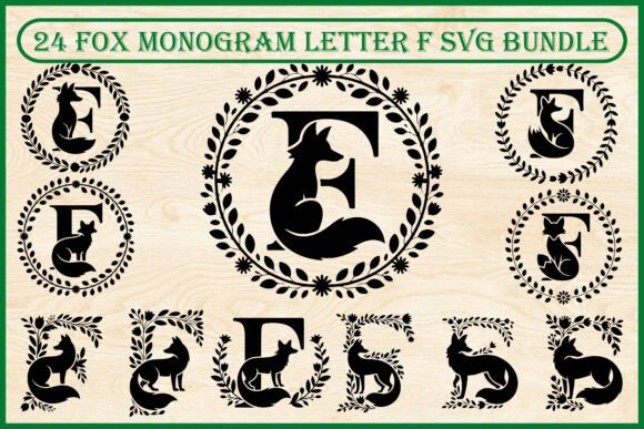 24 Fox Monogram Letter F SVG Bundle In-Depth Review
