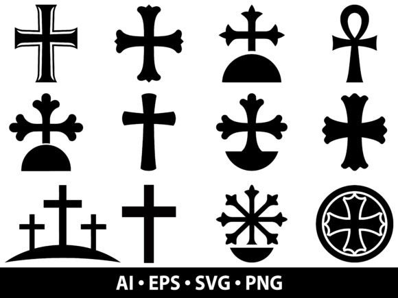 Cross SVG Bundle: Graphics & Illustrations for Faith-Based Branding