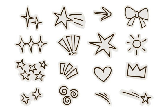 Cute Outline Doodle Graphics & Illustrations Review