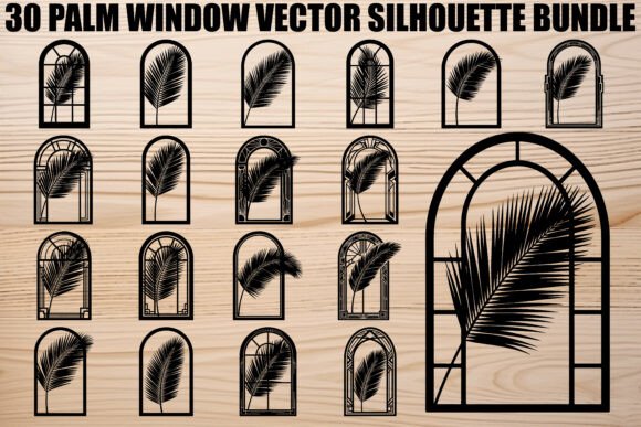 Palm Window Silhouette Bundle: Embroidery Design Review