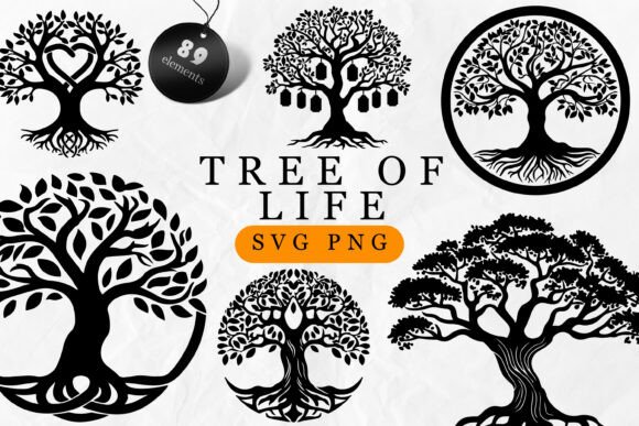Tree of Life SVG Bundle: Graphics & Illustrations for Meaningful Branding